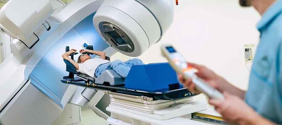 Em tratamento com radioterapia